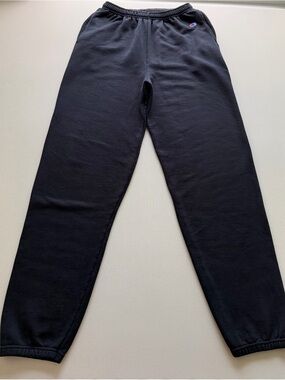 Champion Men's Black Logo Sweatpants